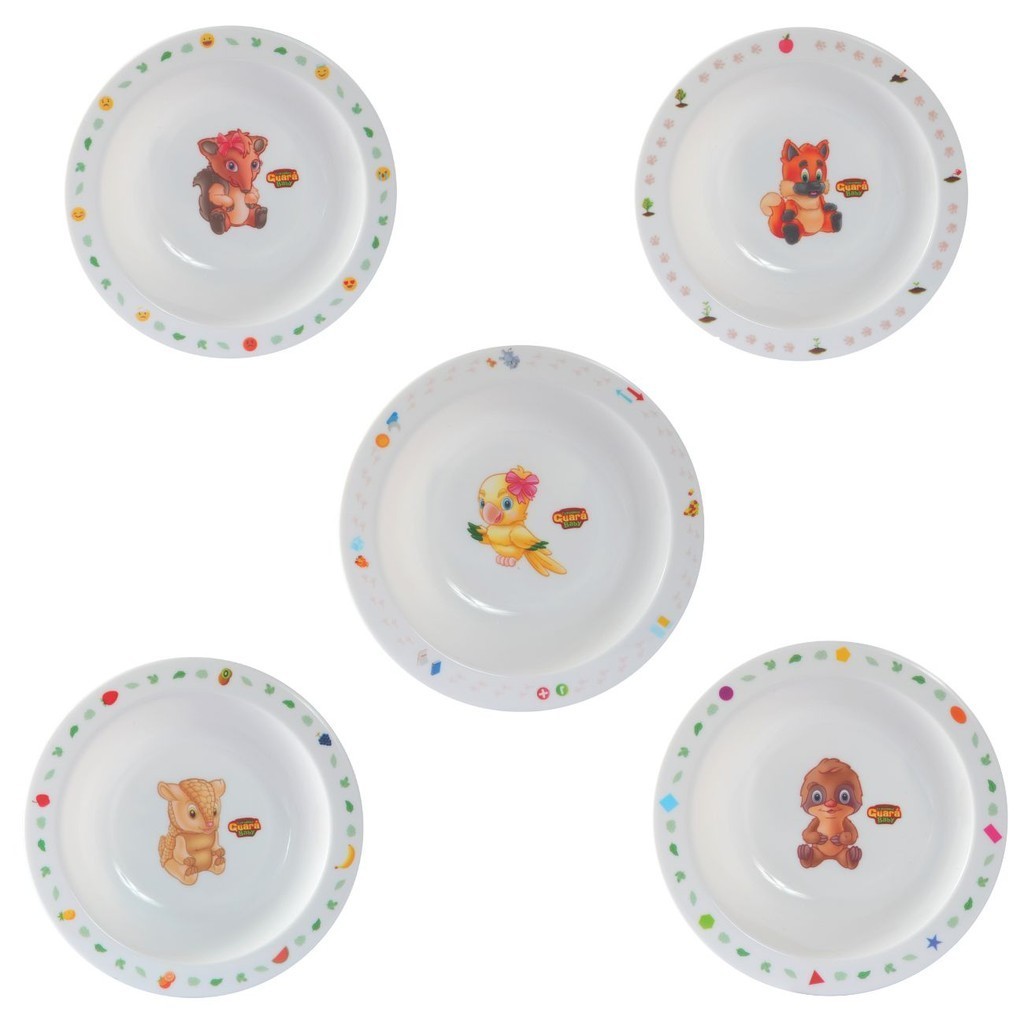 Prato Infantil Pratinho bebe Bowl Divertido Plástico Desenho introdução alimentar | Leve, Seguro e Divertido!