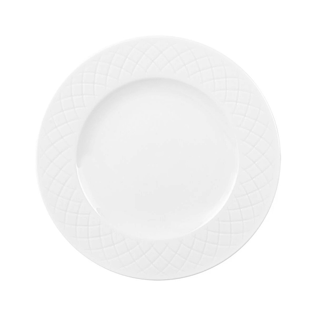 Prato Fundo 23cm Porcelana Ingrid Tramontina Relevo Branco Refeição em Oferta na Shopee