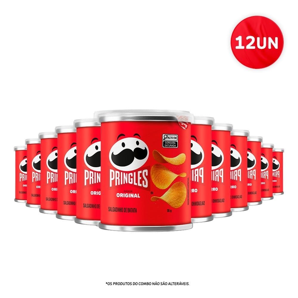Combo Batata Pringles® Original 35g 12 Unidades