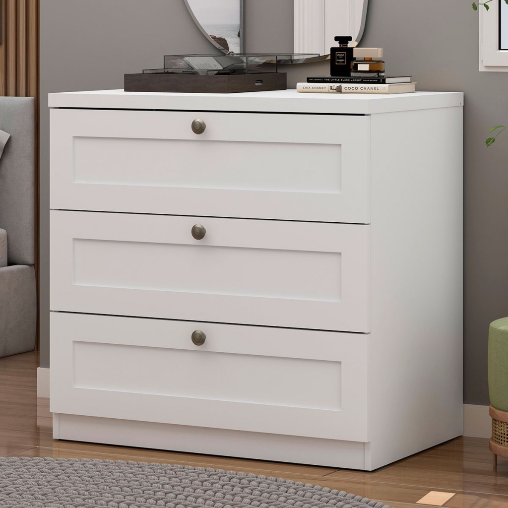 Cômoda Infinity 3 Gavetas em Oferta na Shopee