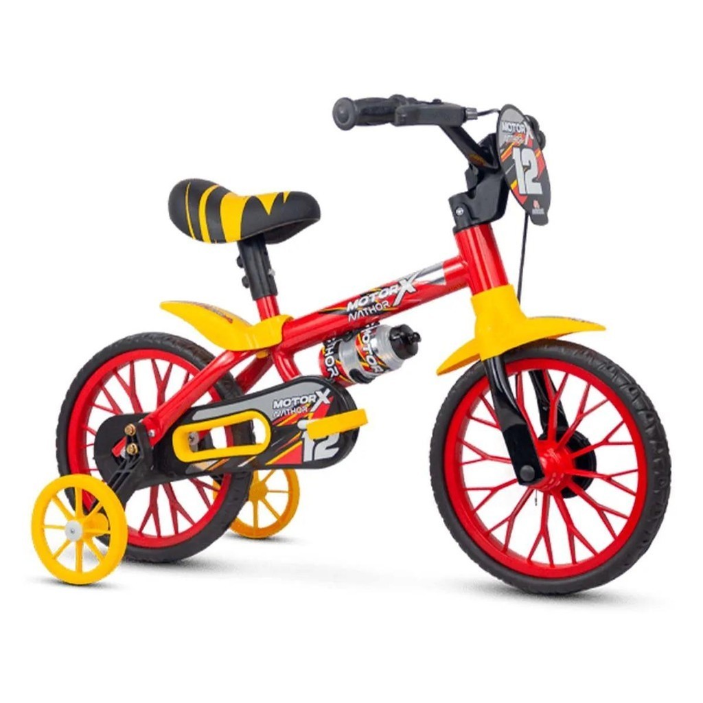 Bicicleta Infantil Criança Aro 12 Motor X Nathor em Oferta na Shopee