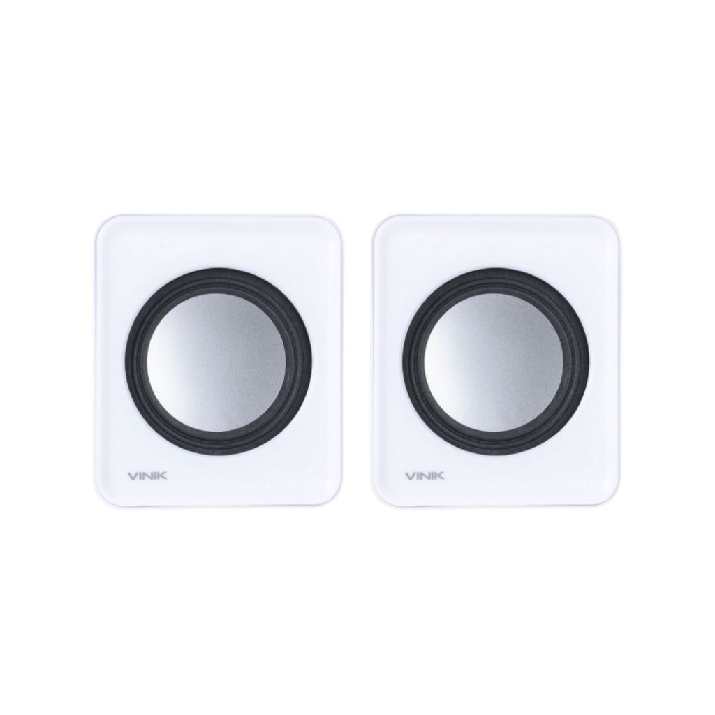 Caixa De Som 2.0 Usb 5V 2X1W - Vs-1 Cor Branca - Vinik
