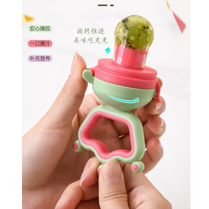 Presente de  BABY Alimentador  Sugardor  Frutas Bebê Mordedor Bico Silicone Carne Chupeta