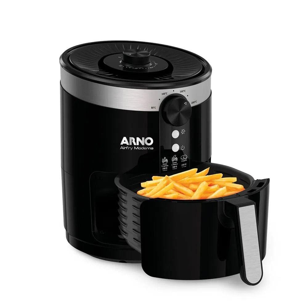 Fritadeira Elétrica sem Óleo Arno Moderna 3,5L Preta PFRY EY1208B1 127V em Oferta na Shopee