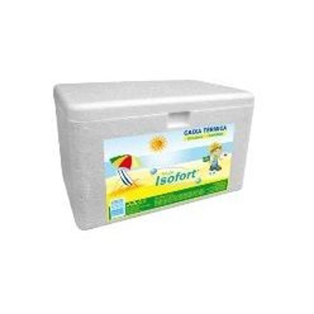 1 Caixa Isopor EPS Térmica 70L com Dreno para Gelo Perecíveis Medicamentos Alimentos
