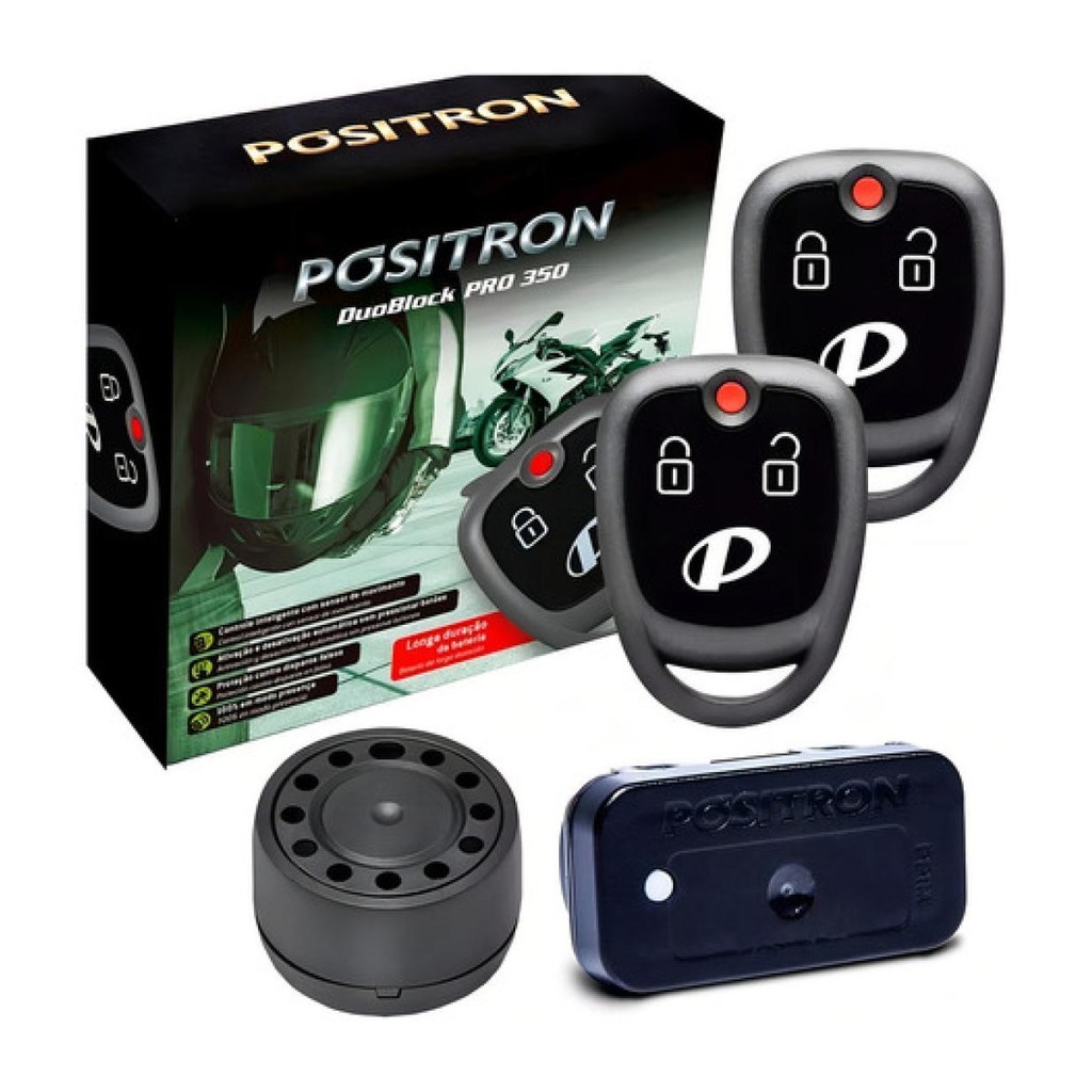 Alarme Para Motos Pósitron Duoblock Pro 350 G8 Universal em Oferta na Shopee