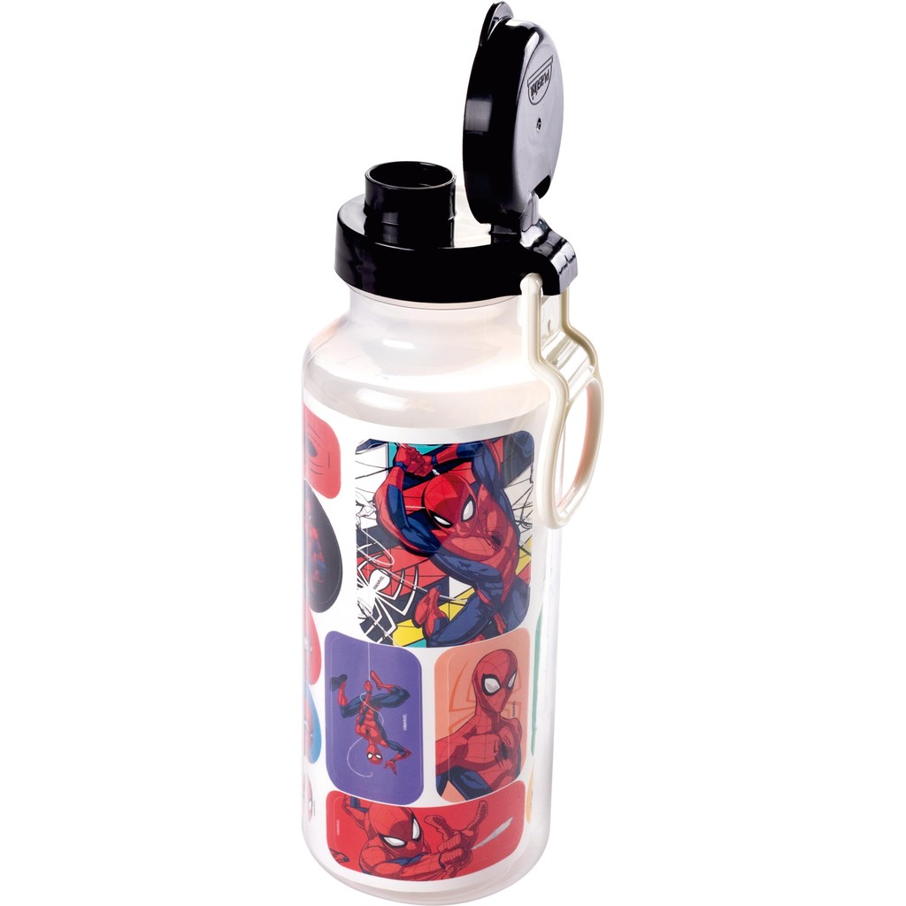 Garrafa 600 ml Customizável Adesivos Homem Aranha Plasútil - Home & Living