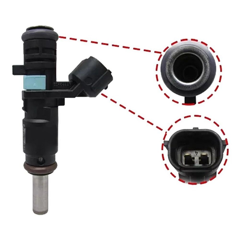 Bico Injetor p/ Renault Sandero Logan Kwid 1.0 3c 12v 166003188