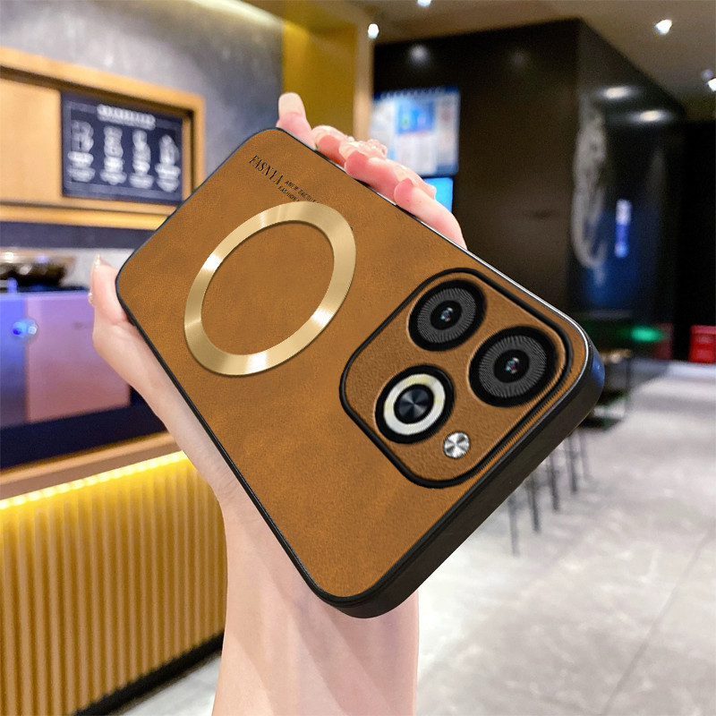 Invólucro infinix smart 8 pro Capa De Telefone À Prova De Choque Com Bordas Macias E Antiderrapantes Anel De Sucção Magn em Oferta na Shopee