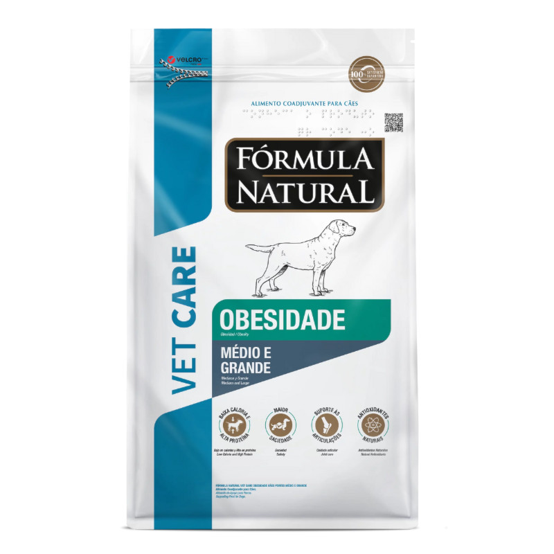 Ração Fórmula Natural Vet Care Obesidade para Cães Adultos de Porte Médio e Grande 10,1 kg em Oferta na Shopee