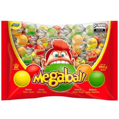 Chiclete Sortido MegaBall 440g - Sukest
