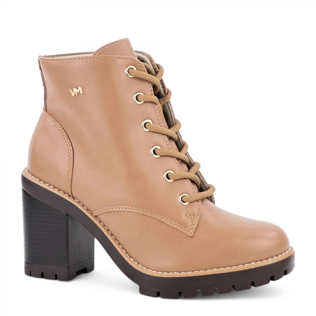 Coturno Casual Salto Bloco Via Marte Feminino