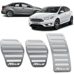 Pedaleira Focus 14/19 Manual Aço Inox - Não fura o pedal