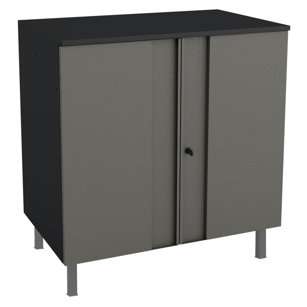 Balcão Multiuso Aço Telasul Multibox Cinza/Preto em Oferta na Shopee