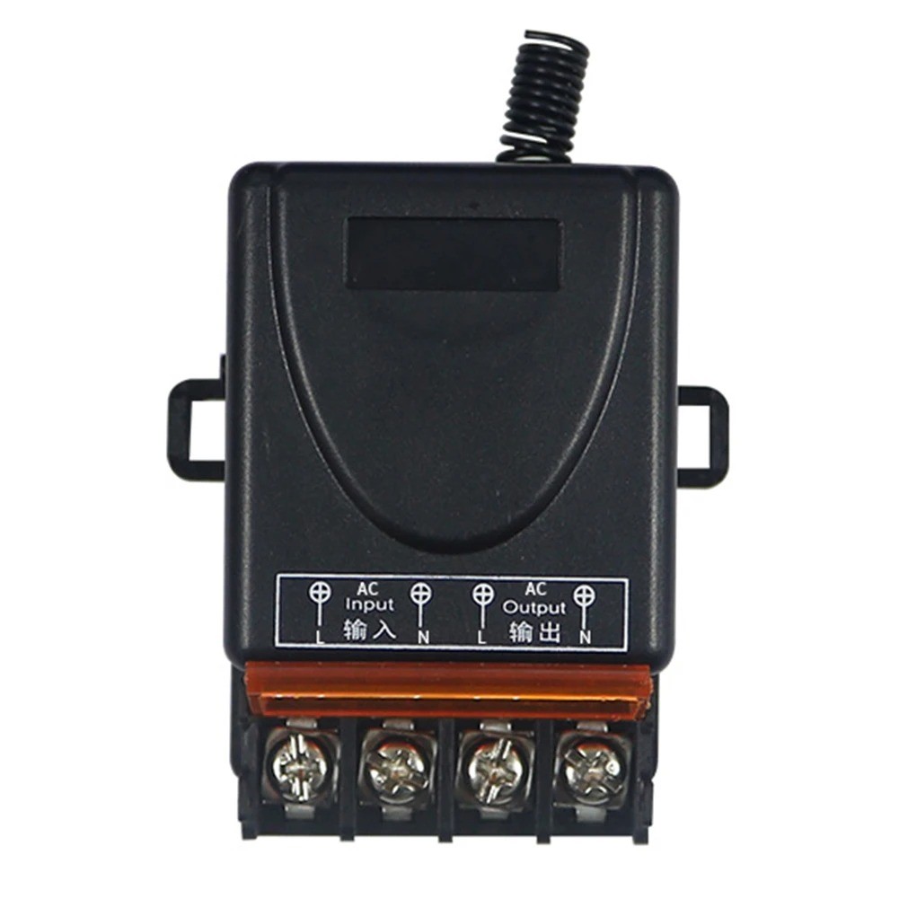 Kit Relé RF 1CH 433 MHz 220V 30A + Controle Remoto