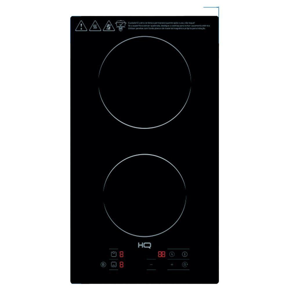 Cooktop De Indução Embutir HQ 2 Bocas Painel Touch 3500W Preto HQ-IDE3502 220V
 em Oferta na Shopee