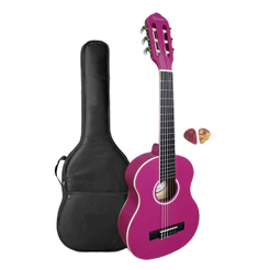 Violão Giannini Infantil 1/2 Rosa NR PKS Pink Satin + Capa