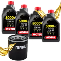 Troca de Óleo P/ Kawasaki Z900 Z800 Z750 Vulcan 900 Versys 1000 Motul 10w40 + Filtro