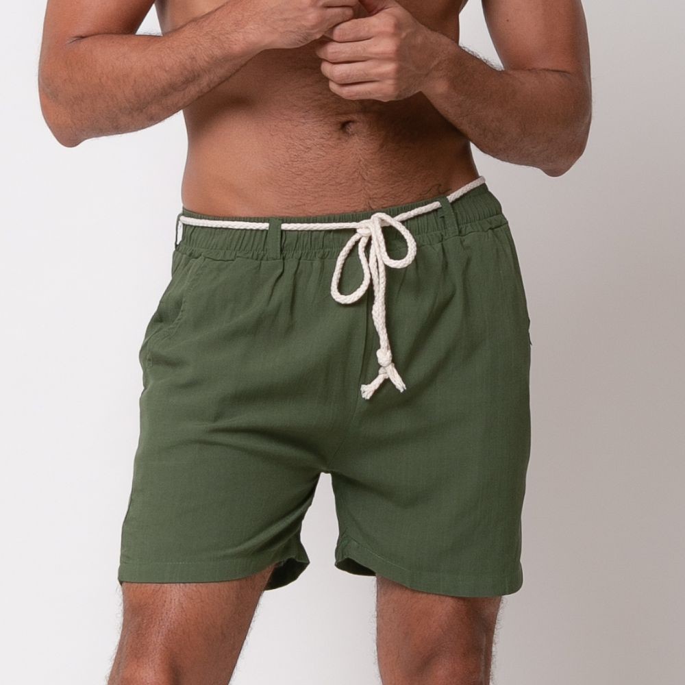 Bermuda Masculina Verde Musgo - Comprar com Melhor Preço em Bermudas
