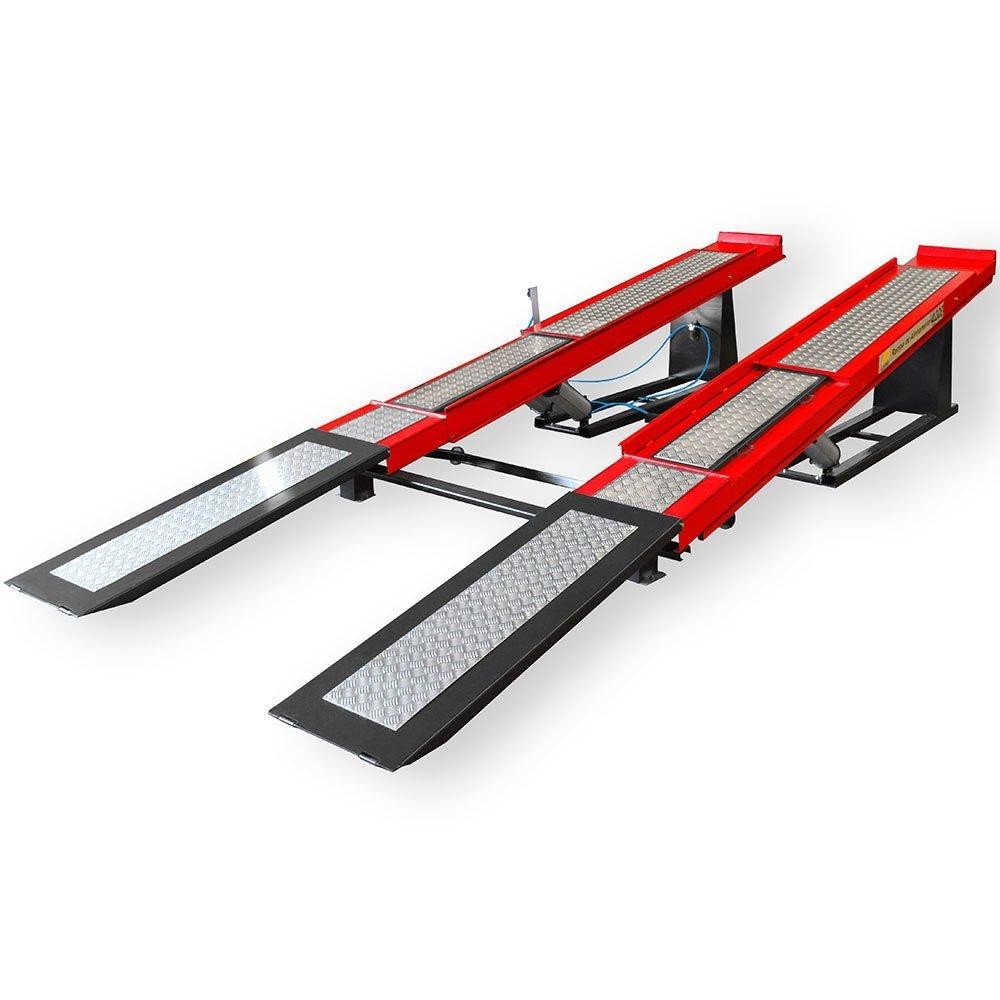 Rampa para Alinhamento Pneumática 4000Kg Vermelha JM-6402 em Oferta na Shopee