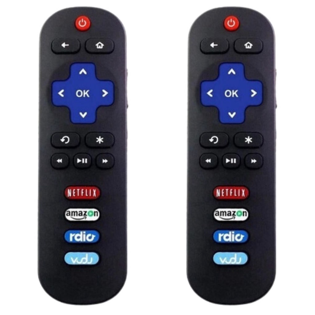 2 Controle Compatível TCL Roku Amazon Netflix Rdio Vudu — R$ 23,50 em Shopee