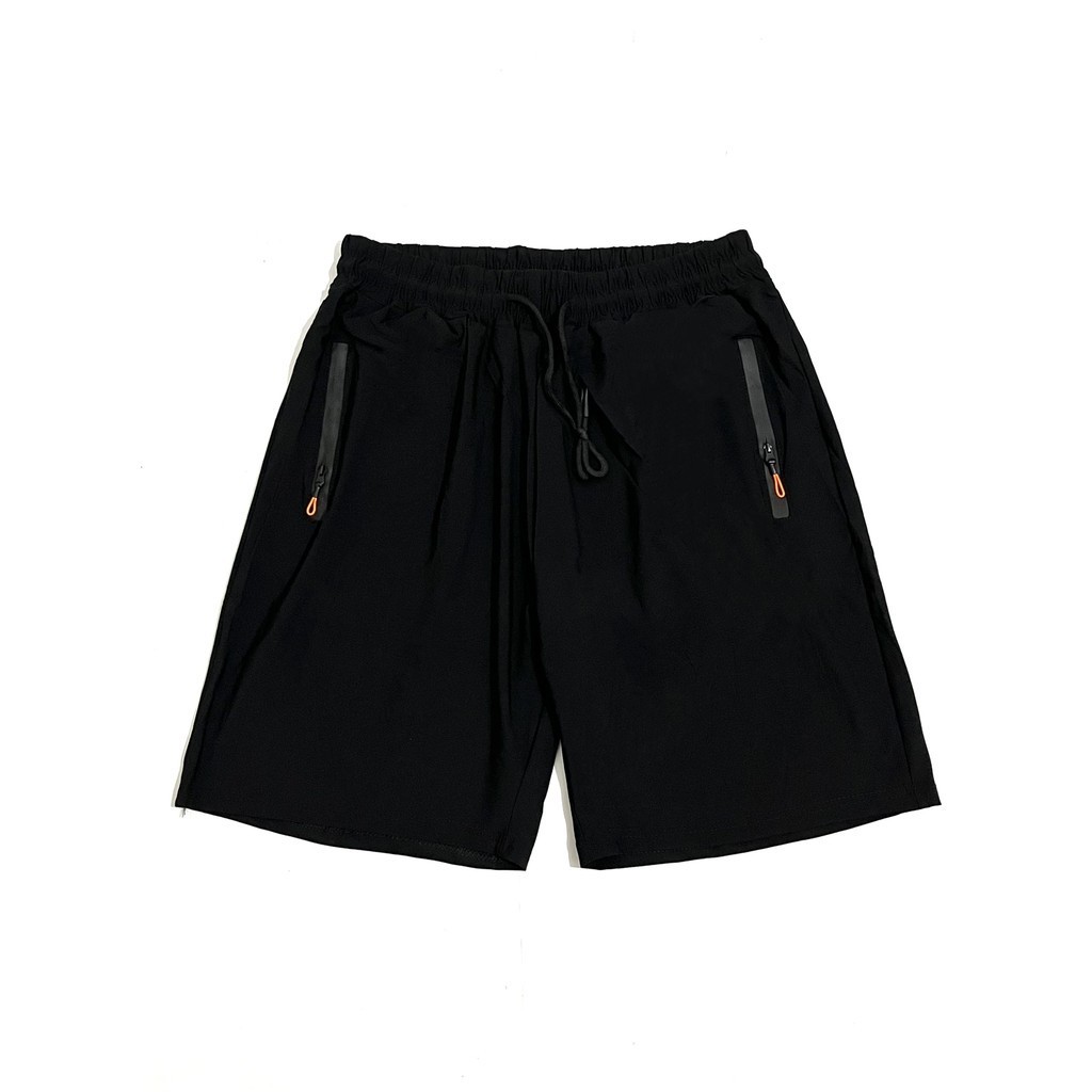 Bermuda Masculina Plus Size Secagém rápida Malha Fria Confotável Bolso Com Zíper Short Para Esporte Academia e Casual