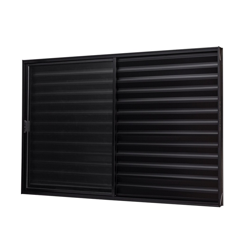 Janela de Aluminio Veneziana 100x150cm 3 Folhas Vidro Liso Ultra Ramassol em Oferta na Shopee