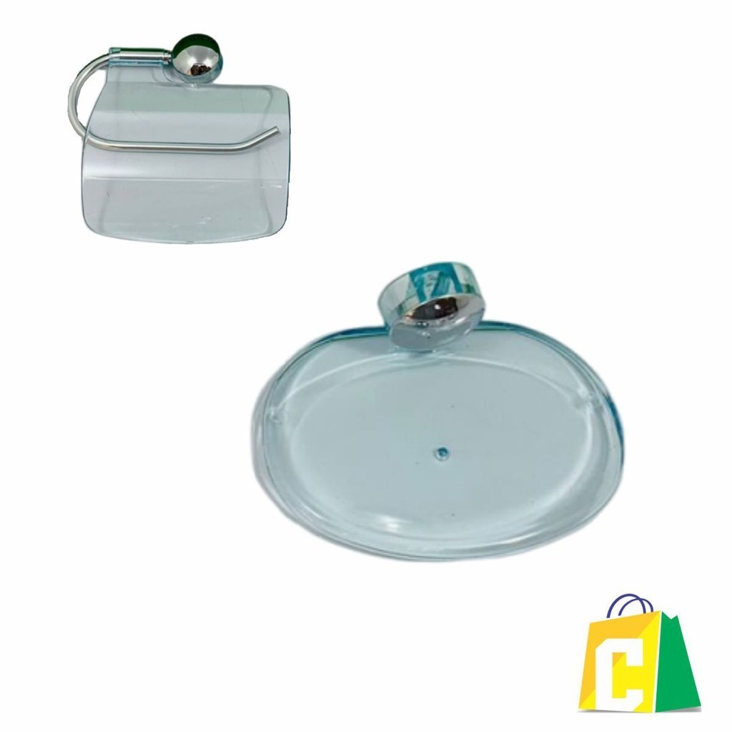 Kit de Acessorios Para Banheiro Twister 5 Peças Cromado