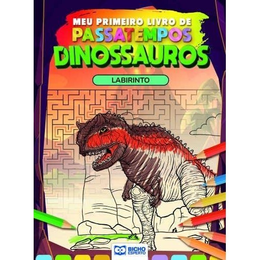 Meu Primeiro Livro de Passatempos Dinossauro - Labirintos em Oferta na Shopee