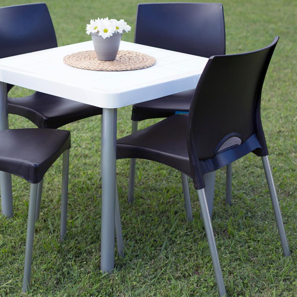 Kit 4 Cadeiras De Jantar Com Pés De Alumínio Boston em Oferta na Shopee