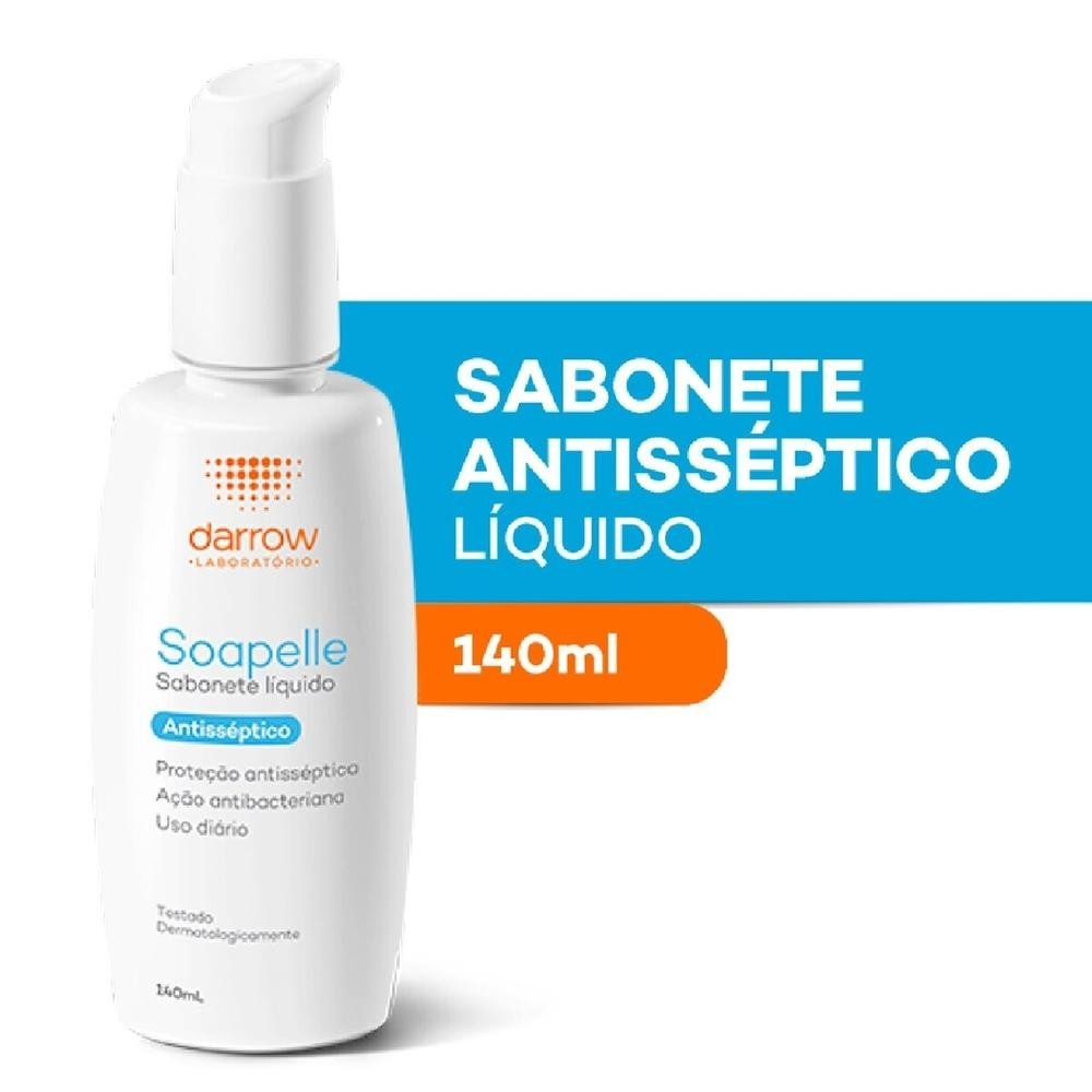 Sabonete Liquido Soapelle Antisseptico 140ml em Oferta na Shopee