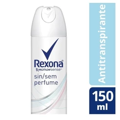 Desodorante Aerosol Rexona Sem Perfume 150ml