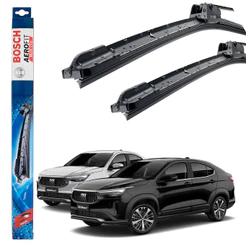 Par de Palheta Aerofit Original Bosch Fastback 2023 Limpador Parabrisa Silicone Resistente