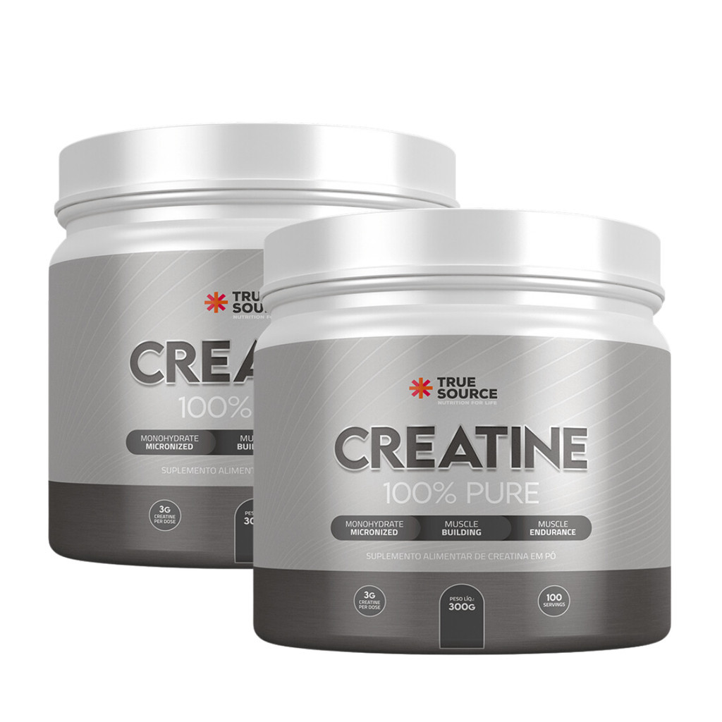2x Creatina 100% Pura True Source 300g