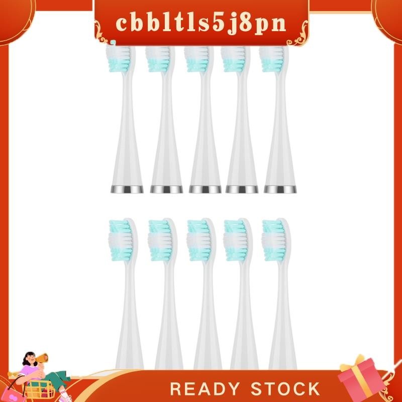 【 Cbbltltls5j8pn 】 10PCS Cabeças De Escova De Dentes Elétrica Acessórios Para Branqueamento Dos Branco