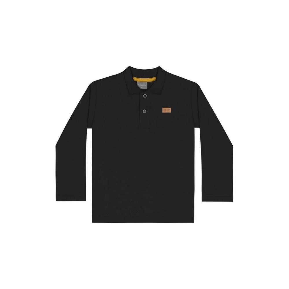Polo em Meia Malha Infantil Menino Quimby em Oferta na Shopee