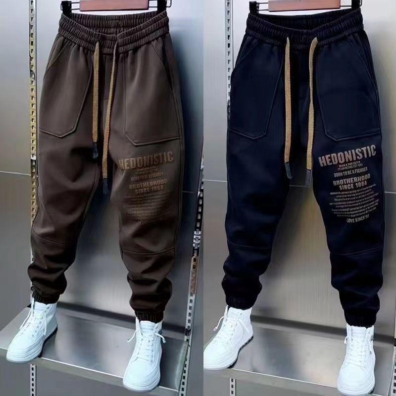 Detalhes do 40-120KG Plus Tamanho Homens Casualmente Soltos Calças Confortáveis Harem Ankle-tied