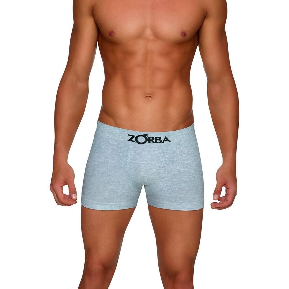 Kit 10 Cuecas Boxer Zorba Algodão Seamless Colorido Ref 781 · foto 2