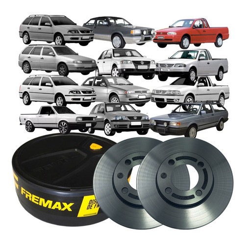 Par Disco Freio Dianteiro Original Fremax Gol Parati Saveiro Santana Quantum Cordoba em Oferta na Shopee