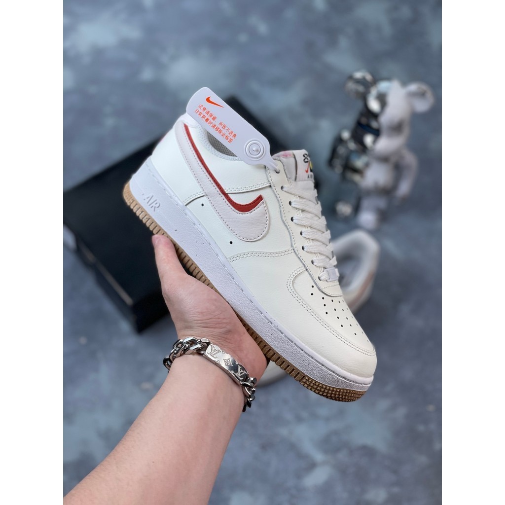 Fotografia Fora Da Prateleira Nike Air Force 1 One Little White shoes Sapatos De Skate Para Homens E Mulheres