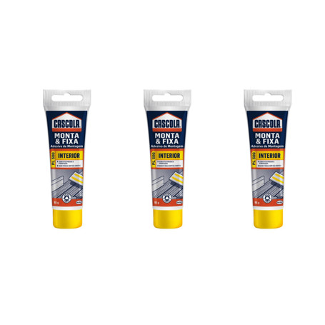 Kit com 3 - Cascola Monta e Fixa Interior 85g em Oferta na Shopee