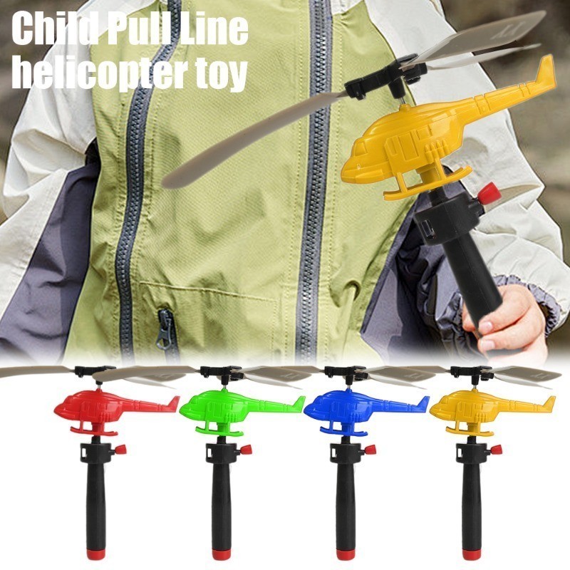Brinquedos De Helicóptero De Linha De Tração Com Alça De 1/3 Unidades-Brinquedo De Avião Drone Cordão-De Libélula De Bam