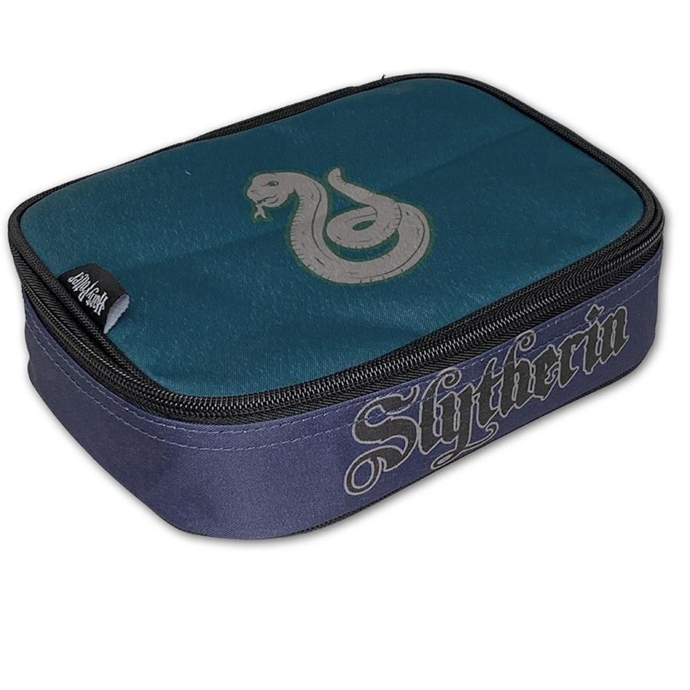 Estojo Baú Box Harry Potter Sonserina Verde Luxcel
