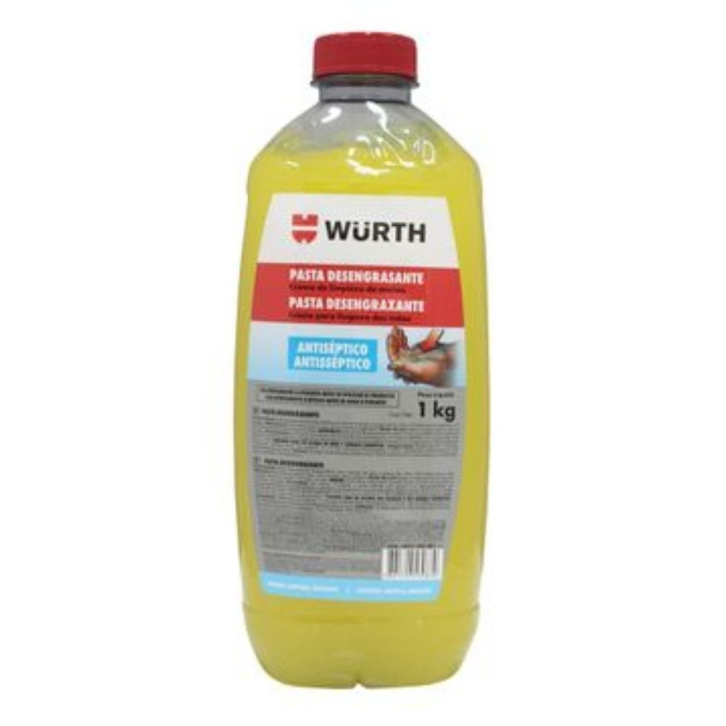 Pasta Desengraxante Para Lavar Mãos 1kg Limpeza Graxa Óleos Tintas - Wurth