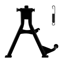 Cavalete Central Cromo Forte Com Pino e Mola Cb 300 Peças de Moto Preto