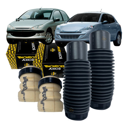 Par Kits Dianteiro ( Batente e Coifa) Original Axios Peugeot 207 2008 a 2015 206 2001 a 2016 em Oferta na Shopee