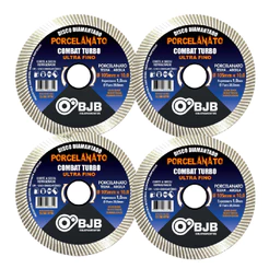 4 Disco De Porcelanato Ultra Fino 105mm Para Makita Corte Turbo Preciso Serra Mármore