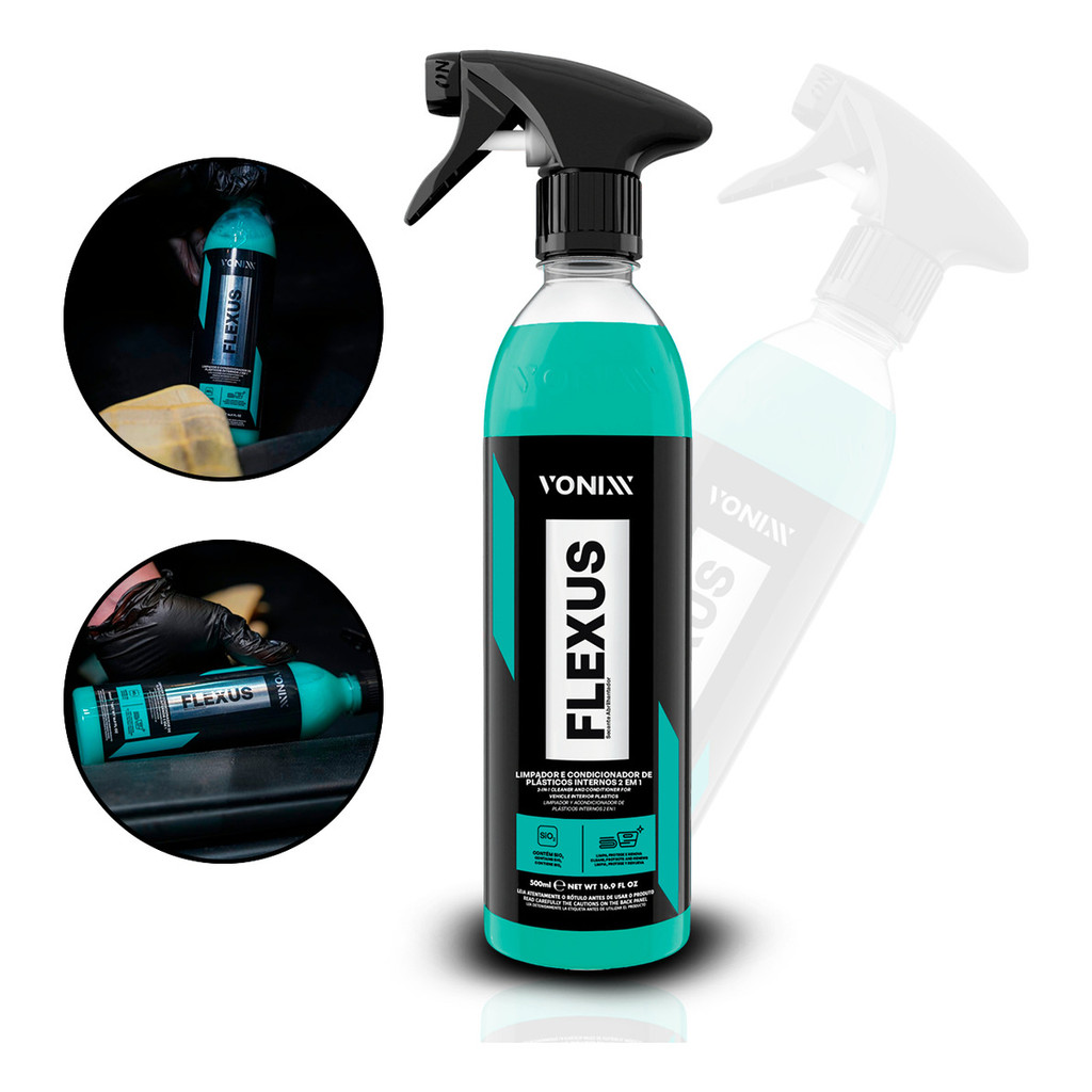 Limpador de Plástico Automotivo Interno Flexus Vonixx 500ml