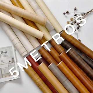 Papel de Parede Madeira 3D 5 METROS X 45CM Auto Adesivo Colante Favourite em Oferta na Shopee