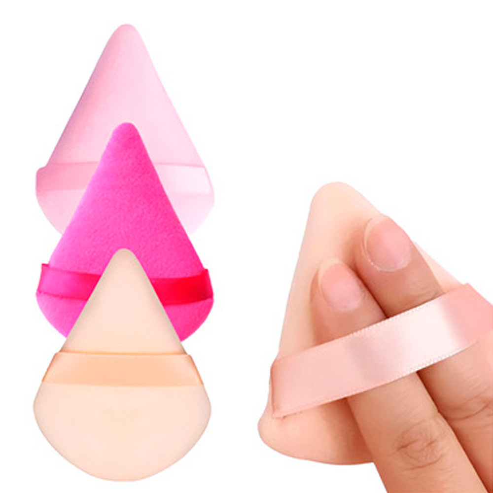 kit 02 Esponja Triangular Puff Para Pó Youse.me Face Beautiful em Oferta na Shopee